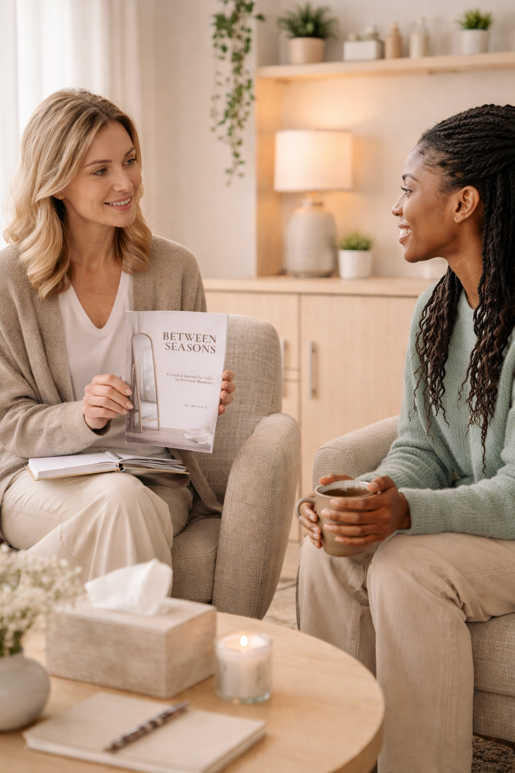 Between Seasons: A Guided Journal for Life’s In-Between Moments